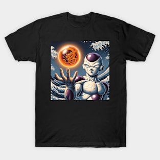 Frieza Katsushika Hokusai Art Style T-Shirt